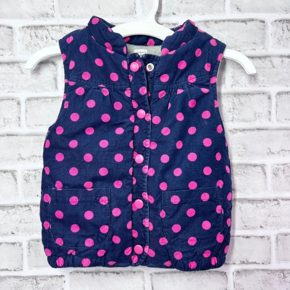 |•CARTER'S•| Adorable Corduroy Puffer Vest Size 4